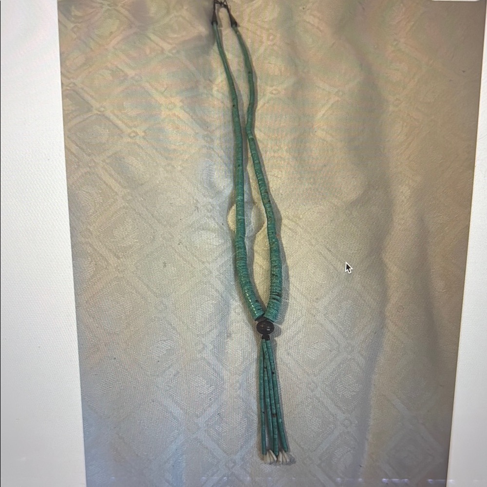 Vintage Elegant Turquoise Beads, Circa 1940’s, Navajo Necklace